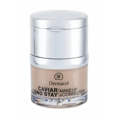 Zdjęcie produktu dla Dermacol Caviar Long Stay Make-Up & Corrector korektor z wyciągiem z kawioru i efektem wygładzającym 2 Fair 30 ml
