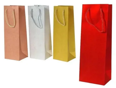 Obrázek produktu pro Dárková taška na láhev 35 x 12 x 10 cm MIX – ADAR