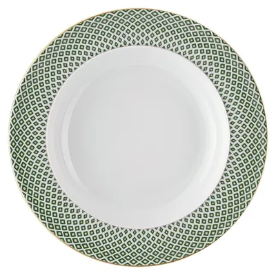 Productafbeelding van Rosenthal Carreau, groene soepterrine, 22 cm, artikelnummer 10460-404313-10322, EAN-code 4012438583914