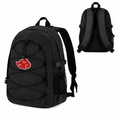 Image de Sac à dos scolaire à deux compartiments Naruto Fight Pro, noir, 31 x 20 x 44 cm, productTiles.product.images.aiGenerated