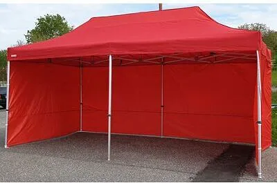 Produktbild von Faltpavillon 3x6m ALU Premium Vollseiten - Weiß