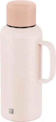 Produktbild von ZWILLING THERMO PLUS Thermoskanne 1,2 l, bis zu 24 Std. heiß/kalt, doppelwandig, Edelstahl Thermosflasche, auslaufsicher, spülmaschinengeeignet, Anti-Rutsch-Boden, Pink