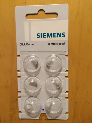 Obrázok produktu pre Signia Click Dome 8 mm uzavretý 6er Blister