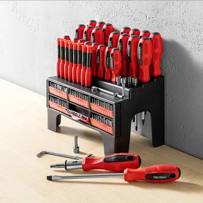 Produktbild von TECH-CRAFT XXL-Schraubendreher-Set, 100-teilig