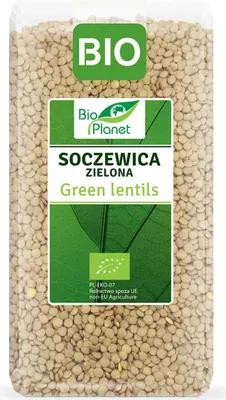 SOCZEWICA ZIELONA BIO 500 g - BIO PLANET