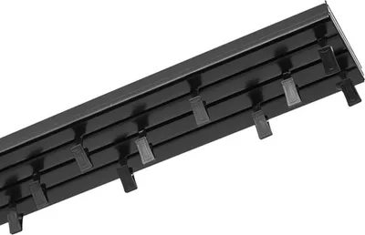 Produktbild von 3- läufig 480 cm Gardinenstange Innenschiene Decke schwarz Schiene Vorhangschiene Gardinenschiene    Klemmen mit Rollen