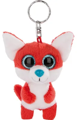 Zdjęcie produktu dla NICI GLUBSCHIS keyring Fox Jayson, Brelok na klucze, Czerwony, Biały, Metal, Plusz, Poliester, Figura, 3 lat(a), Chłopak, dziewczyna