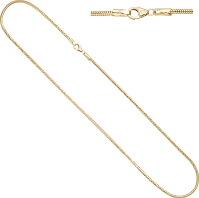 Produktbild von JOBO Schlangenkette aus 585 Gelbgold 1,9 mm 45 cm Gold Kette Halskette Goldkette