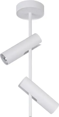 Obrázok produktu pre Nástenné stropné reflektory okrúhle dvojité moderné biele na výložníku 2xGU10 25W Leda Sigma Lighting