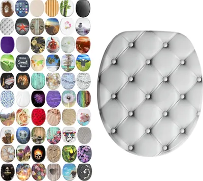 Produktbild von SANILO® WC-Sitz mit Absenkautomatik Comfort, Toilettendeckel direkt vom Hersteller, Klodeckel, Klobrille, WC Deckel, Toilettensitz, Toilettenbrille