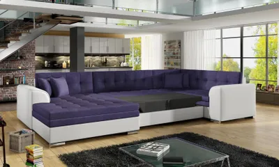 Immagine prodotto di Design divano letto angolare Divano letto funzione divano pelle tessuto imbottitura divani nuovo 5932