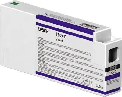 Produktbild von Epson T824D - 350 ml - violett - original - Tintenpatrone - für SureColor SC-P7000, SC-P7000V, SC-P9000, SC-P9000V