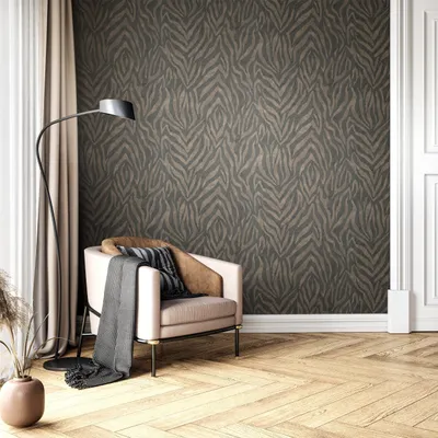 Produktbild von NEWROOM Tapete Zebraka Black Schwarz Vliestapete - Modern Streifen  Germany