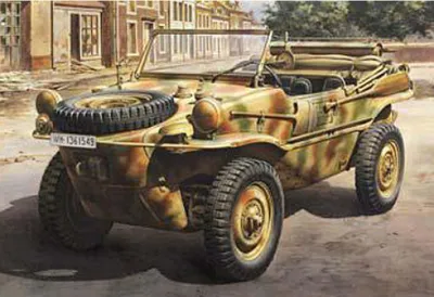 Produktbild von Tamiya 32506 - 1/48 Dt. Schwimmwagen Typ 166 Pkw K2 - Neu