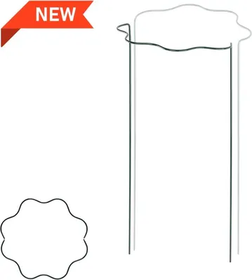 Produktbild von Gewellte Ringstütze für Pflanzen, Durchmesser 30 cm / Höhe 55 cm