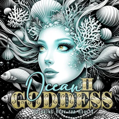 Produktbild von Ocean Goddess Malbuch für Erwachsene 2