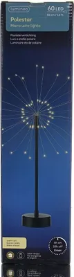 Produktbild von Lumineo Micro-LED Polarstern Silberfarben Ø 30 cm 60 Lichter - warmweiß