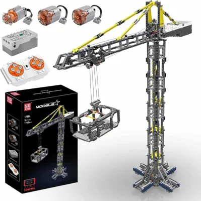 Zdjęcie produktu dla Mould King® 17004 Żuraw wieżowy z pilotem zdalnego sterowania