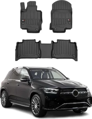 Produktbild von 2020-2024 Mercedes GLE Coupe C167 Fußmatten TPE Schwarz 3 tlg