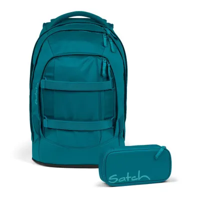Produktbild von Satch Pack Deep Petrol Schulrucksack Set 2tlg.