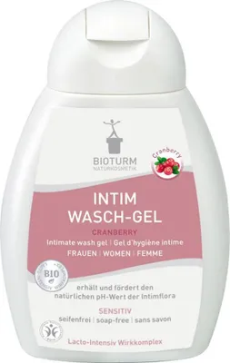 Immagine prodotto di Gel di lavaggio intimo al mirtillo rosso 250ml