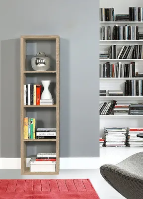 Produktbild von Regal Bücherregal Wohnzimmer Raumteiler Standregal sonoma eiche 38cm