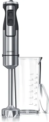 Produktbild von Arendo Edelstahl Pürierstab mit Messbecher Handmixer - Stabmixer - stufenlose Regelung