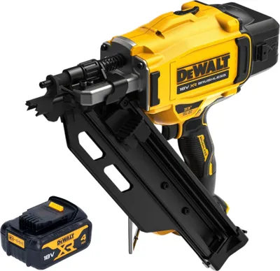Image de Cloueuse sans fil DeWalt DCN 930 N 18 V 50 - 90 mm sans balais + 1 batterie 4,0 Ah - sans chargeur