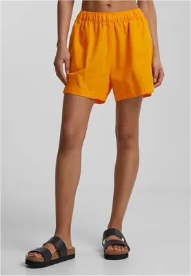 Produktbild von Damen Shorts Urban Classics, Leinen-Mix, Boxershorts, magicmango - Größe 5XL