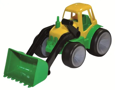 Productafbeelding van Speelgoedtractor - Met schep - Babymaat - Speelgoedvoertuig