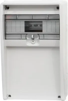 Productafbeelding van 12M ULISSE-behuizing, afmetingen 403x250x177mm, 12 DIN-plaatsen, IP65-beschermingsgraad