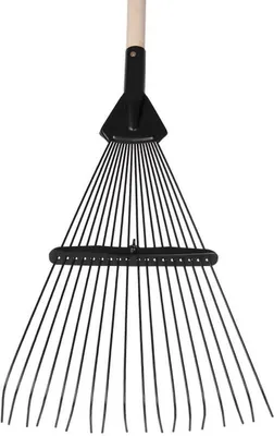 Produktbild von PROREGAL Gartenharke -Rechenmetall (DrahtZinkenn) 18 Zinken + Holzgriff