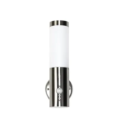 Produktbild von Außenleuchte mit Bewegungsmelder Edelstahl E27 Wandlampe Haustür Wandleuchte Terrassenlampe
