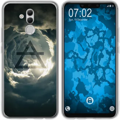 Produktbild von PhoneNatic Case kompatibel mit Huawei Mate 20 Lite Silikon-Hülle Element Luft M1