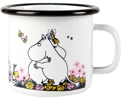 Produktbild von Muurla Mumins Umarmen Tasse  Emaille 0,25 l