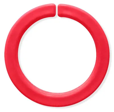 Produktbild von ARK Therapeutic Kauarmband sensorisches Spielzeug groß rot für Kinder Gladde kauwarmband om te draaien om de pols, alternatief voor kauwen op mouwen, voor kinderen en volwassenen.
