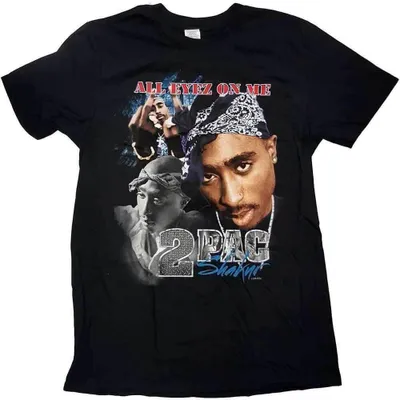 Obrázek produktu pro 2Pac All Eyez Homage Black L Tričko