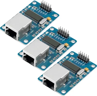 Image de AZ-Delivery Module ENC28J60 Ethernet Shield Module réseau LAN compatible avec Arduino, 3x ENC28J60