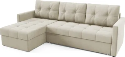 Produktbild von BETTSO Bequemes, gestepptes OLIVIA beige Universal-Ecksofa für das Wohnzimmer