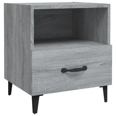 Immagine prodotto di Comodino Grigio Sonoma in Legno Multistrato