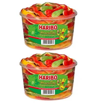 Produktbild von Anaconda Fruchtgummis 1,2 kg – Haribo – 2x