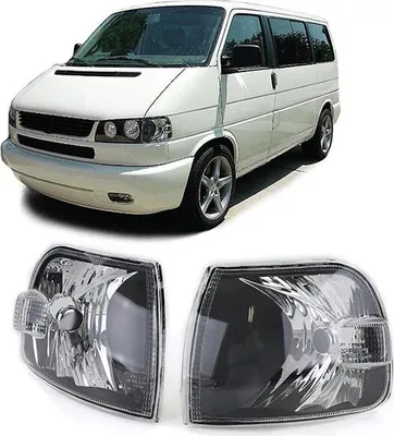 Produktbild von Klarglas Blinker schwarz für VW Bus T4 Multivan Caravelle ab 96