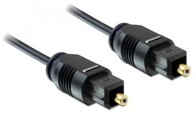 Productafbeelding van DELOCK 1m Toslink, standaard, TOSLINK, verguld