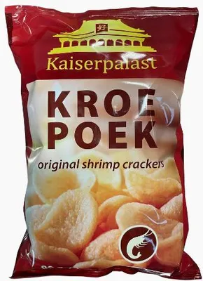 Produktbild von Kaiserpalast Kroepoek Original Shrimp crackers natur Krabbenchips 80g
