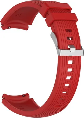 Produktbild von BStrap Silicone Davis Armband für Xiaomi Watch S1 Active, dark red