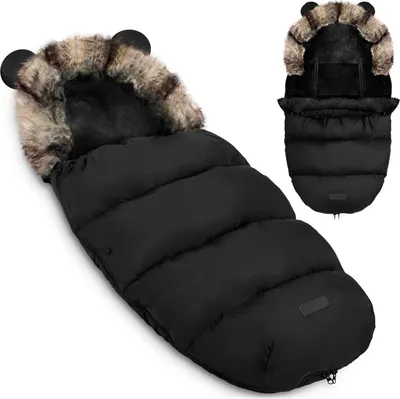 Produktbild von Elmi Ricokids Schlafsack für Kinderwagen, Schlitten - Schwarz