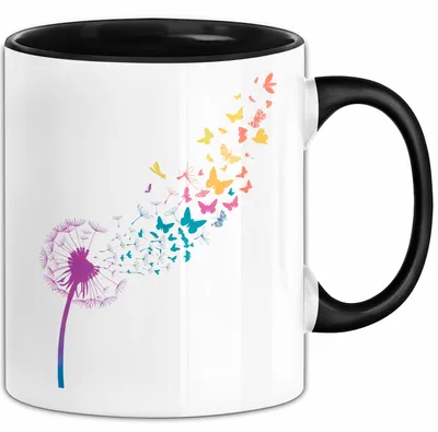 Produktbild von Blume Tasse Geschenk Lustige Geschenkidee Spruch (Schwarz)