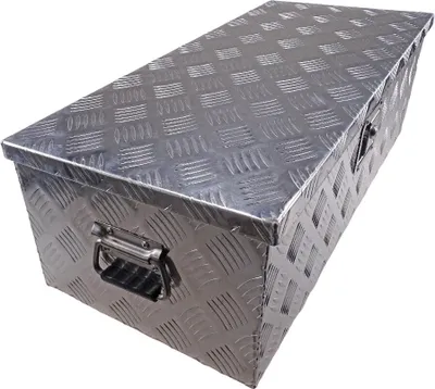 Produktbild von Deichselbox / Staubox aus Aluminium 760 x 330 x 245mm für PKW Anhänger