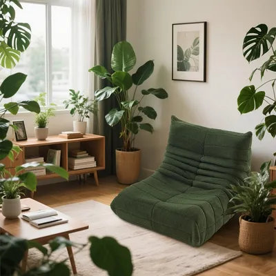 Produktbild von Loungesessel - Sitzsack - Sessel ohne Armlehnen - Liegesessel - Akzentstuhl - Ergonomisches Design