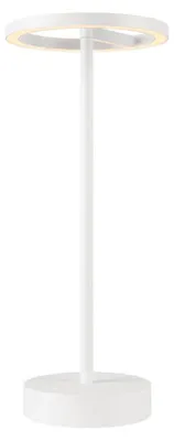 Immagine prodotto di SLV 1007357 VINOLINA ONE, lampada da tavolo ricaricabile a LED IP54, 2700K, TOUCH, bianco